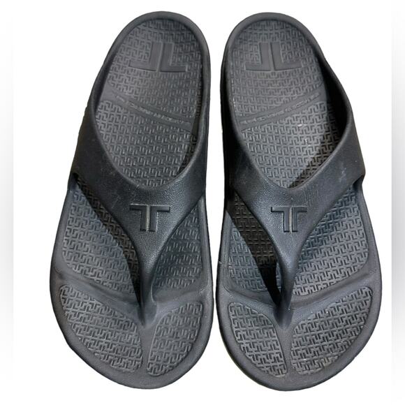 Telic Women’s Medium (8) Black Arch Support Sandals - Picture 2 of 8